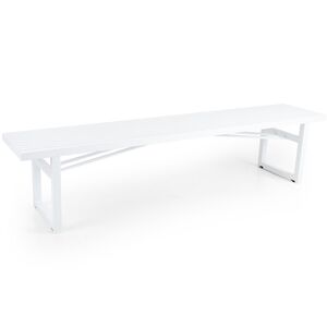 Vevi benk 41 X 200 cm hvit Brafab
