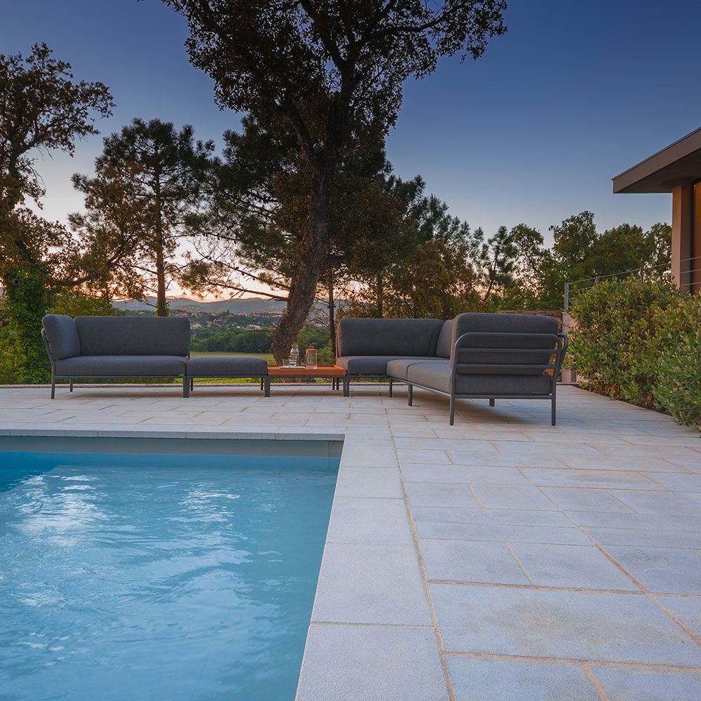 Level ende høyre grå aluminium