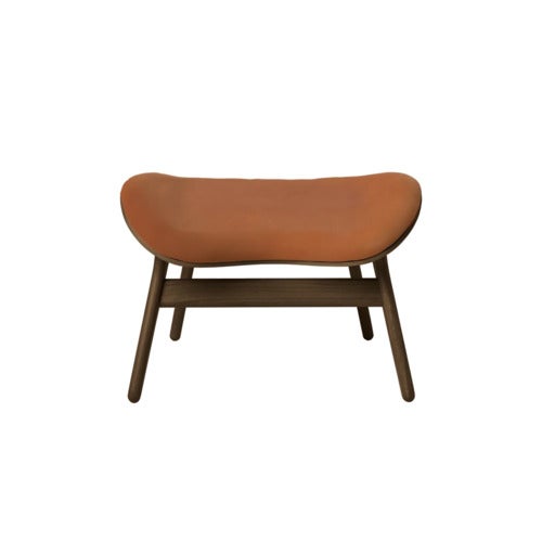 A Conversation Piece Ottoman Ottoman Solid Oak,Plywood,Artificial Leat