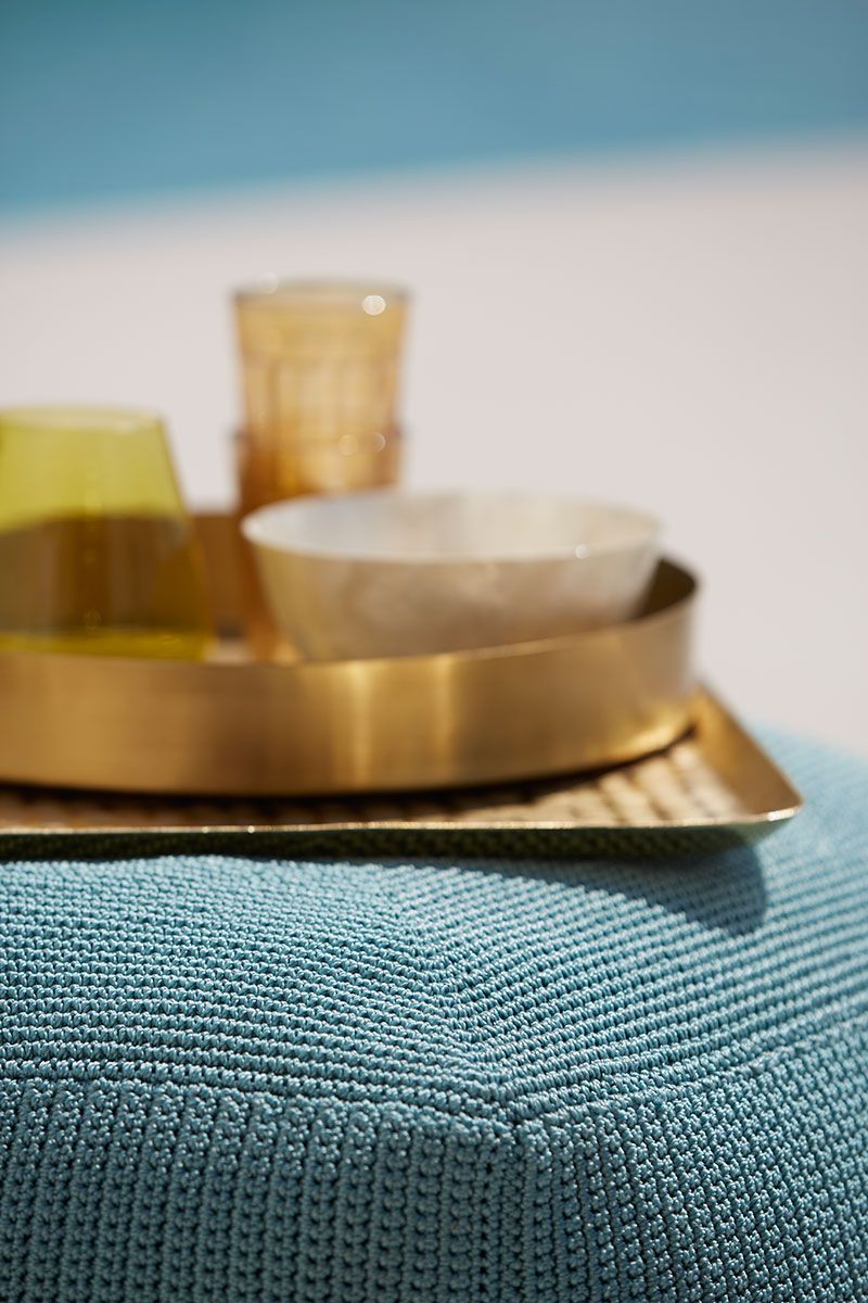 Divine Stool 55X55 Cm Turkis