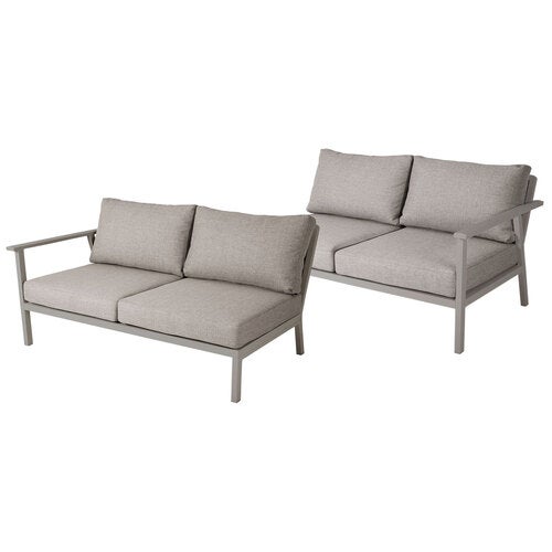 Samvaro høyre + venstre avslutning 2-seter kaki Brafab