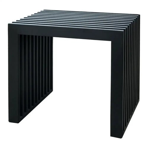 Rib benk/Sidebord Svart