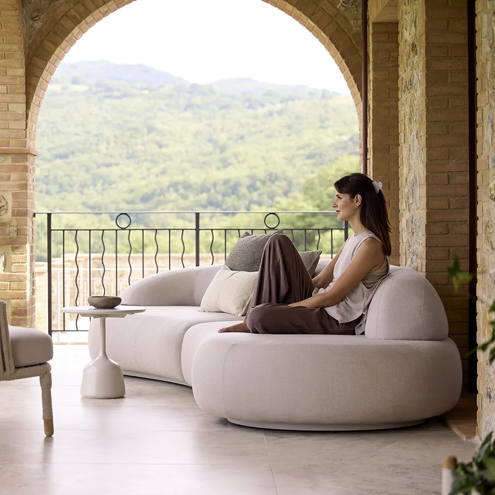 Mellow 4-seters sofa Sand