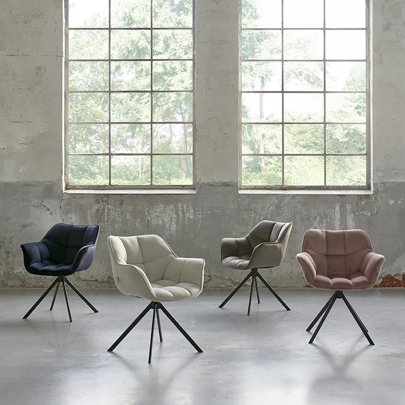 Carnaby karmstol mouliné linen fabulous flax