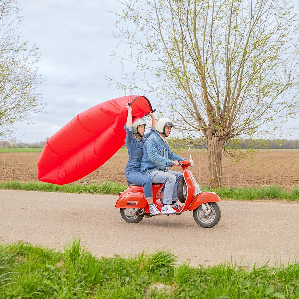 Lamzac oppblåsbar divan jungle green 