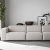 Willard sofa 4-seter stoff Alice lys beige