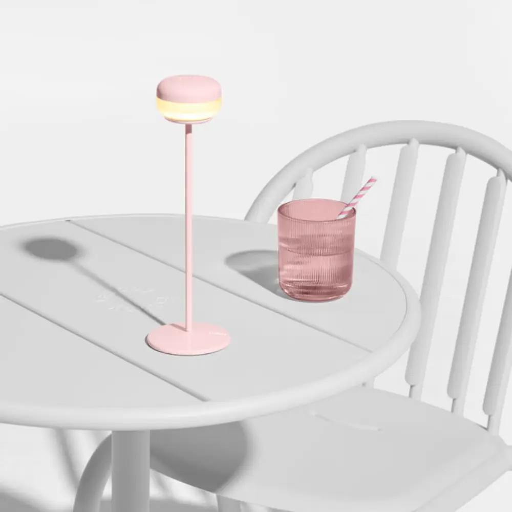 Cheerio Bærbar lampe myk rosa
