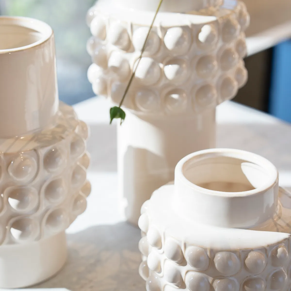 Saga small 21x21x21 cm Leirtøy off white