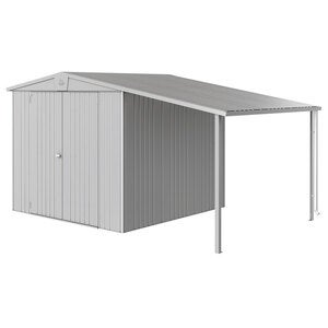 Europa sidetak Hageskur størrelse 45 metallic sølv Biohort