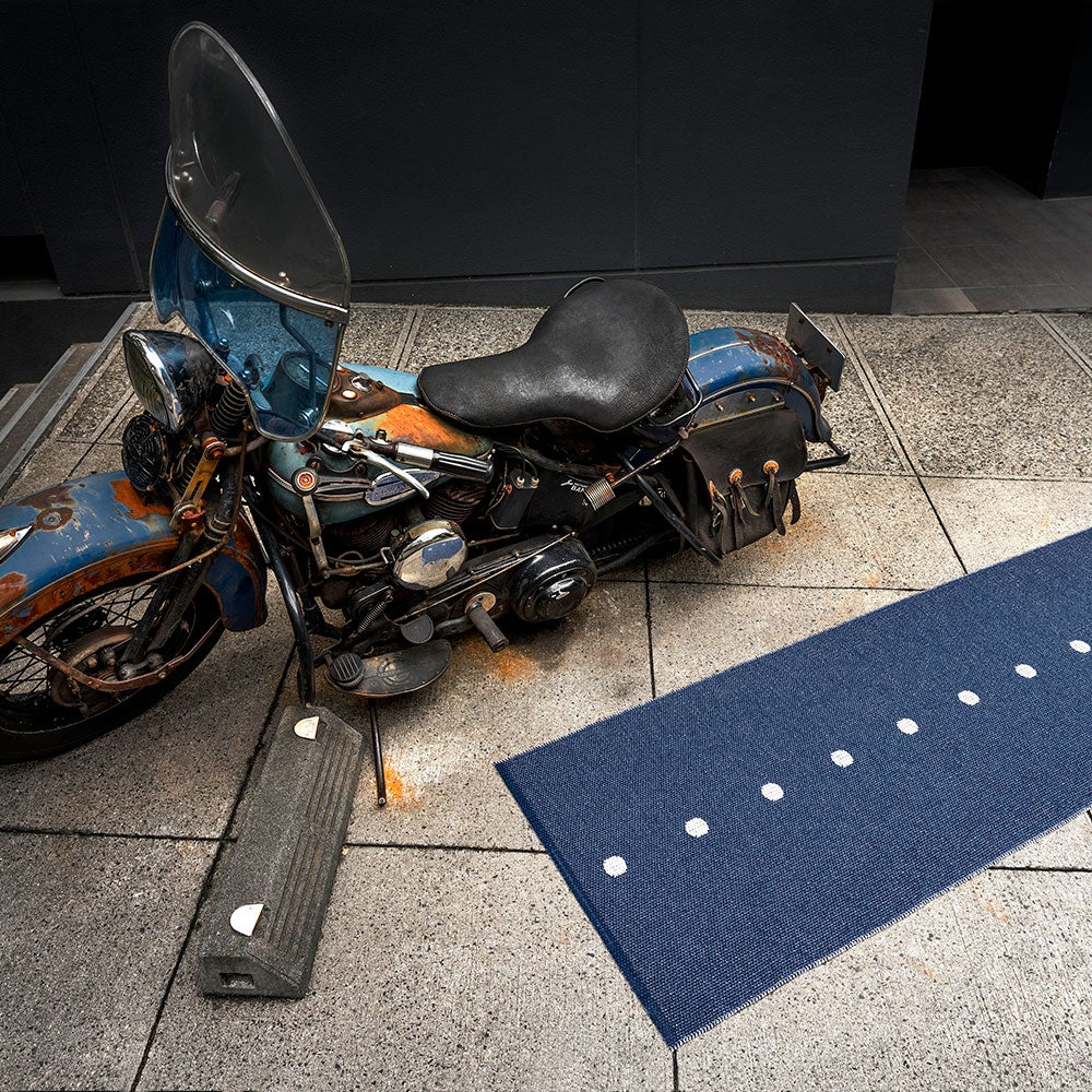 Peg matte 70x200 cm dark blue / vanilla 