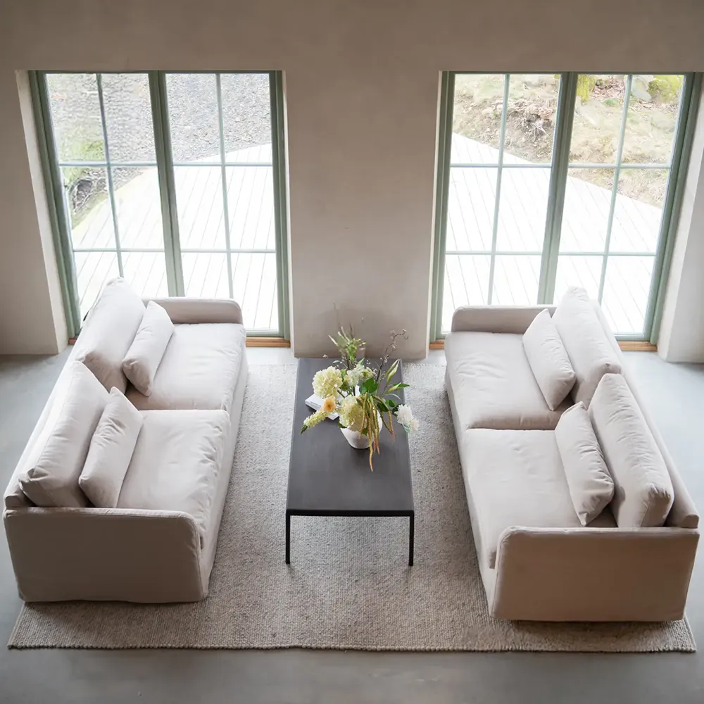 Peyton sofa 3-seter stoff Ursula beige