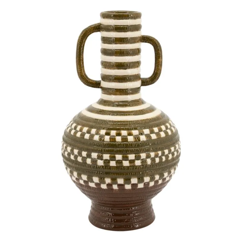 Vloom 2 Vase 21x21x36,7 cm Leirtøy Multicolour