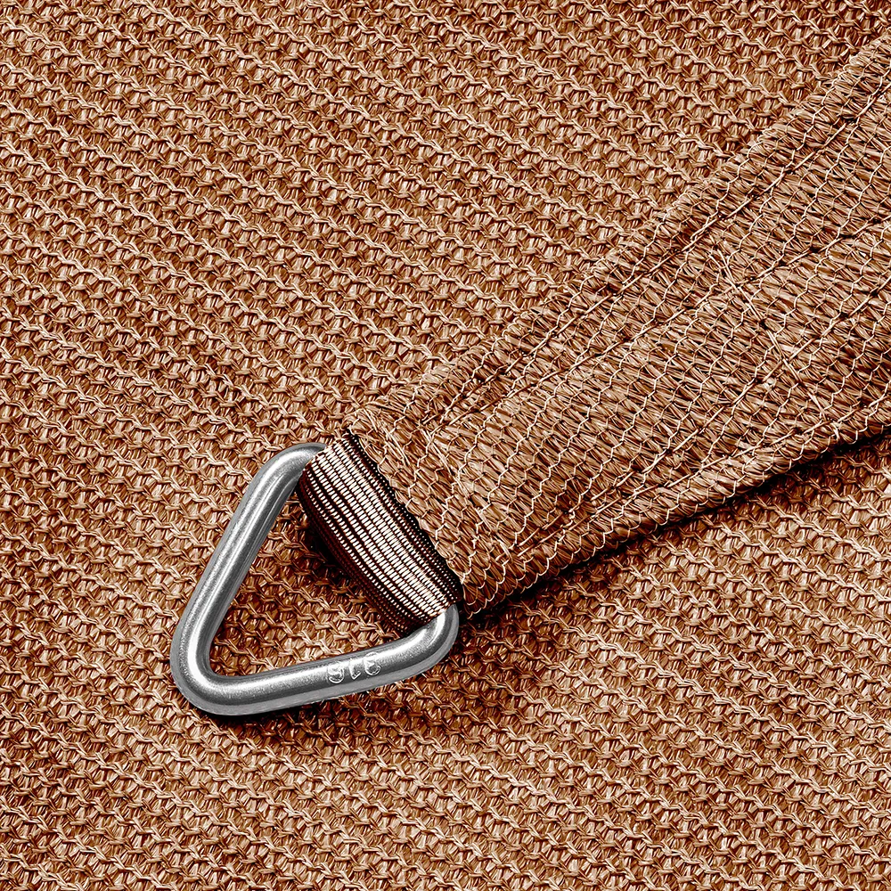 Coolfit solseil trekantet 90° 400x570cm beige