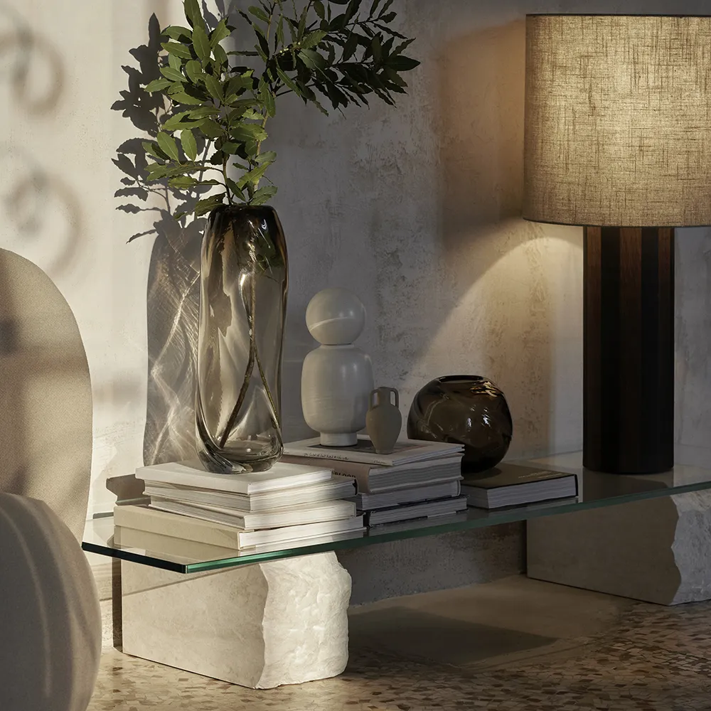 Mineral Display Salongbord - Bianco Curia