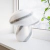Mira Mushroom bordlampe Hvit/Sort