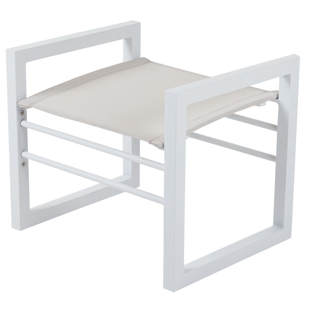 Vevi puff hvit/hvit Brafab