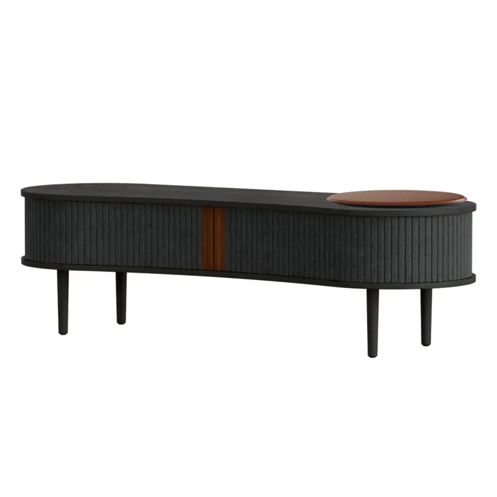 Audacious TV-stativ Svart eik/Shadow