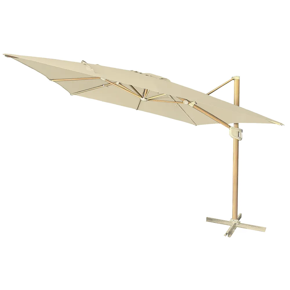 Hengeparasoll 300x300 cm Beige