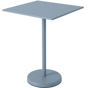 Linear Steel Barbord 70x70 h: 95 cm Pale Blue 