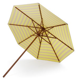 Messina Parasoll Ø300 Lemon/Sand Stripe 