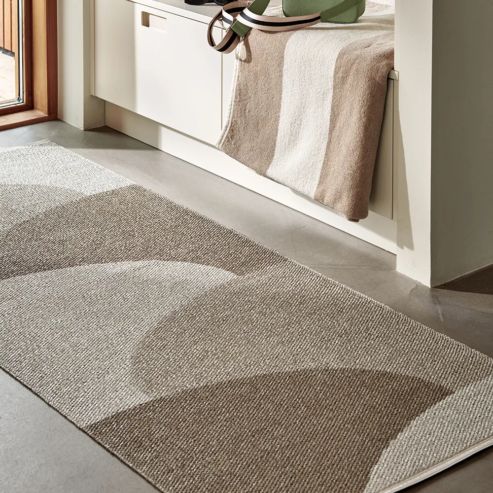 Hill teppe Dark Linen/Linen/Fossil Grey 70 x 270cm