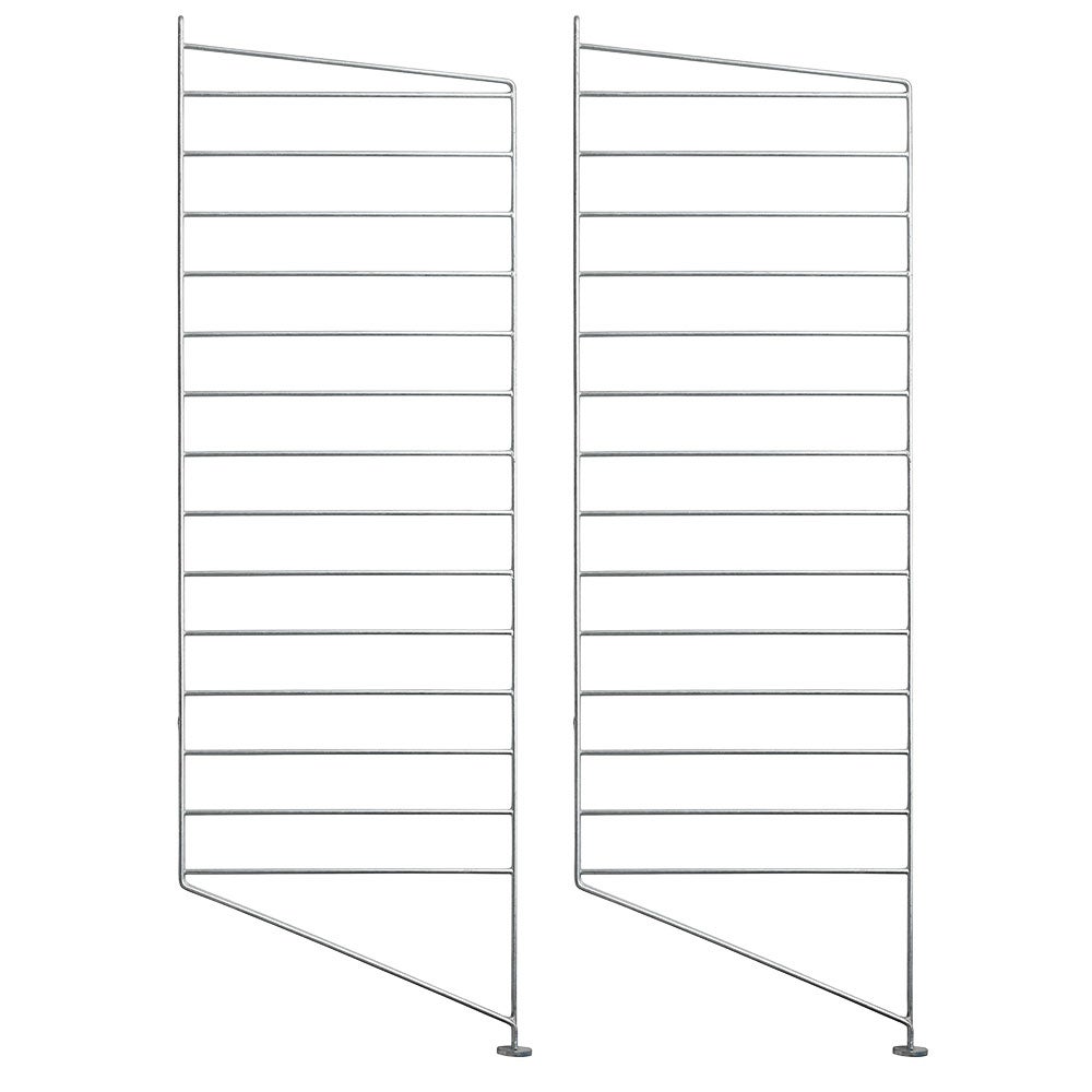 Gulvlister 85x30 cm Galvanisert 2-pk.