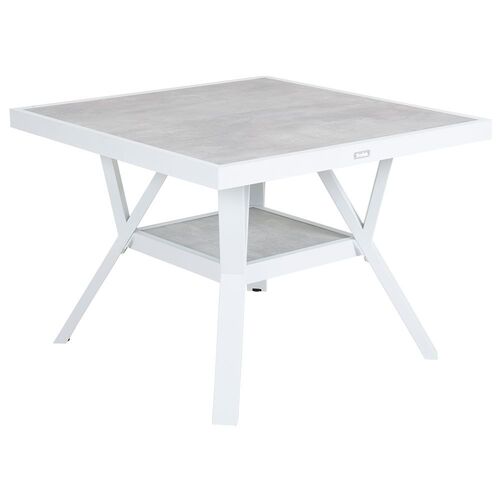 Samvaro salongbord 90 x 90 cm hvit Brafab