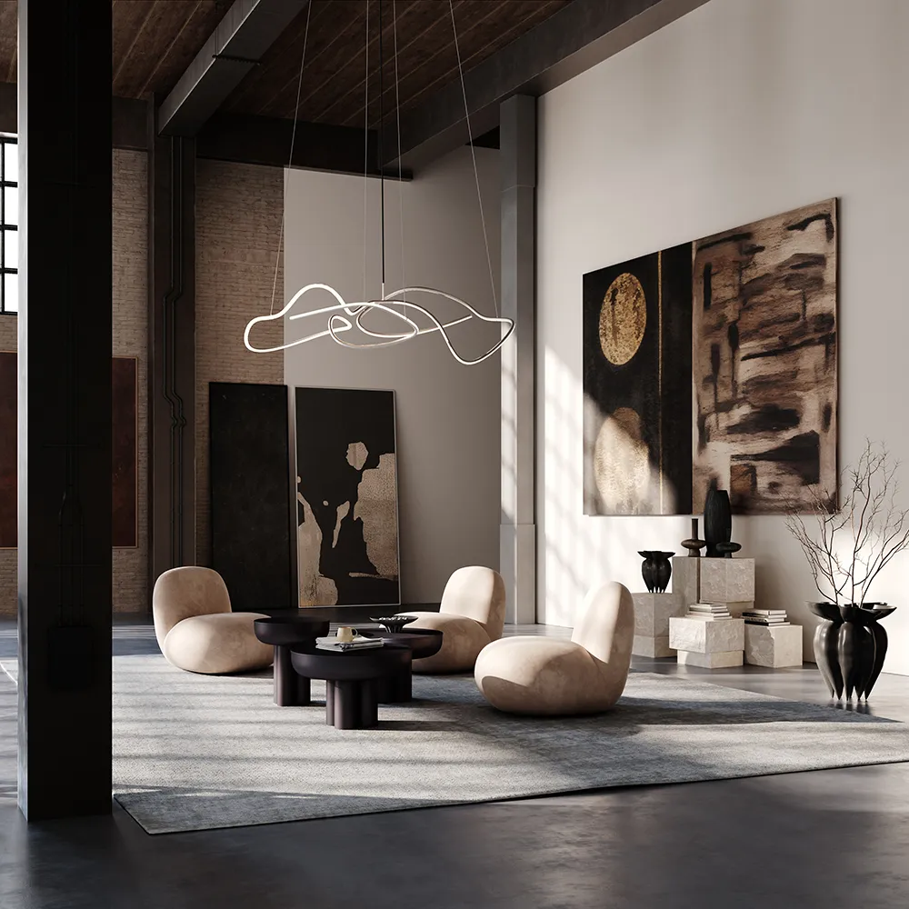 Crown Coffee Table Low - Brent Black
