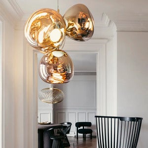 Melt Chandelier Small Gold LED CB