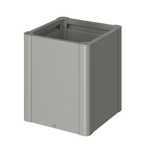 Belvedere plantebed midi størrelse 50 metallic kvartsgrå Biohort