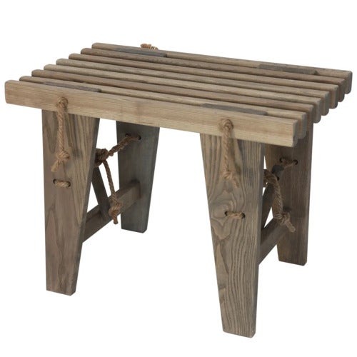 Ecobench 60 cm Ask oljet grå