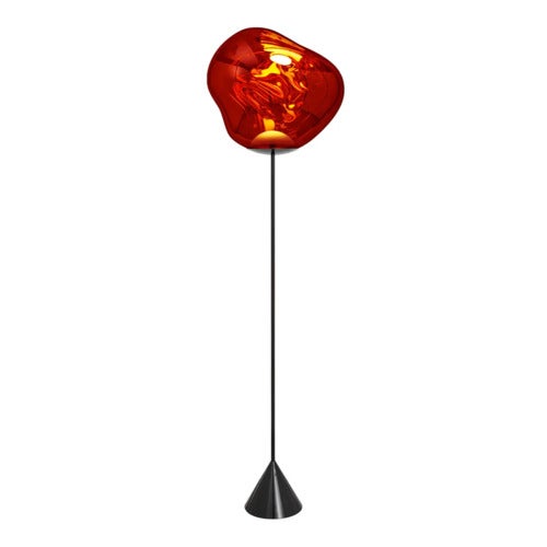 Melt Cone Slim Golvlampa Copper LED