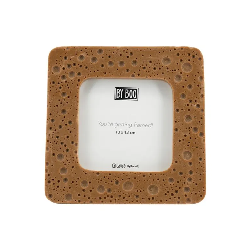 Shin 2 Bilderamme 19,5x1x19,5 cm Harpiks Brun