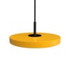 Asteria Micro Taklampe Ø15 cm Yellow/svart