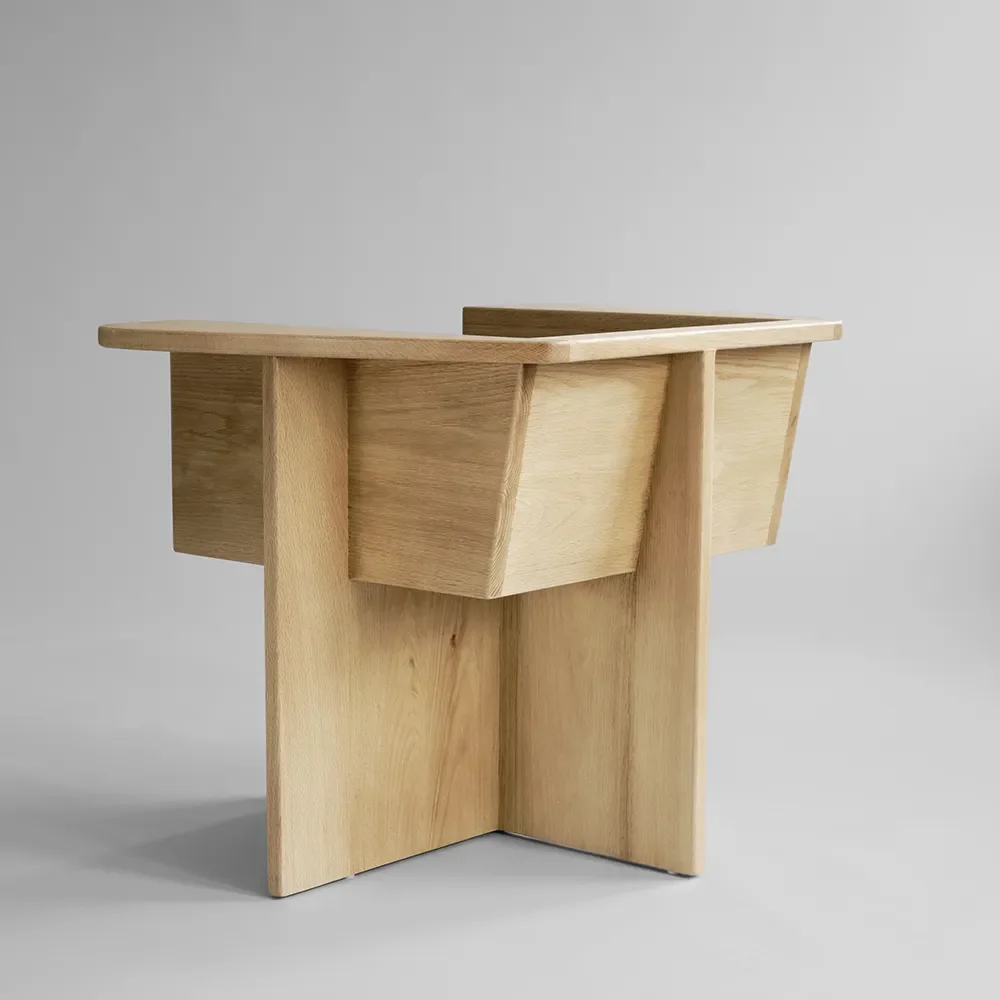 Brutus lenestol - Naturlig eik