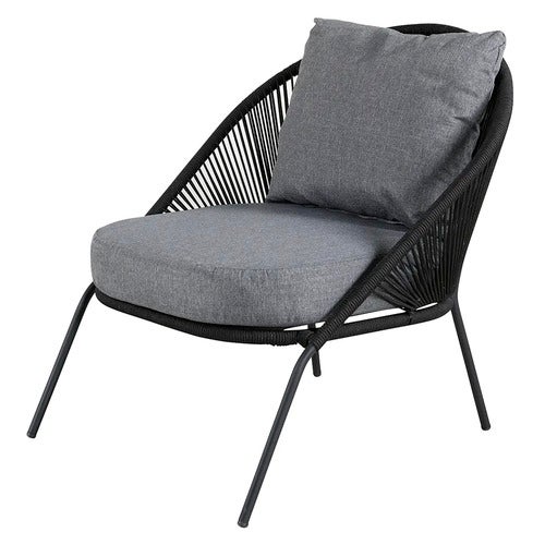 Lindos lenestol svart