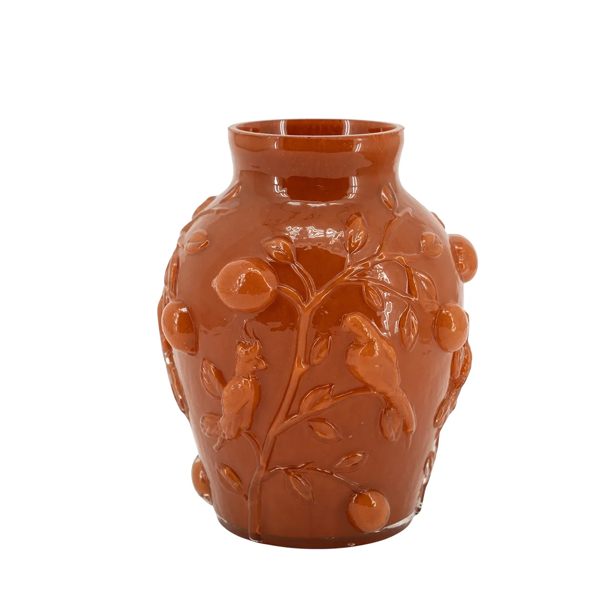 By-Boo, Munnblåst vase Aru H22 cm Caramel