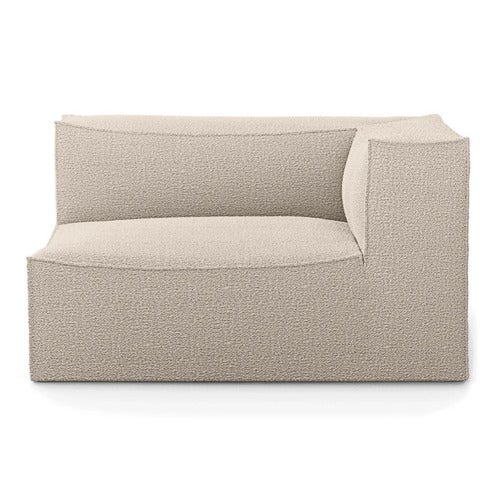Catena Sofa Armrest Right L401 - Wool Boucle - Natural