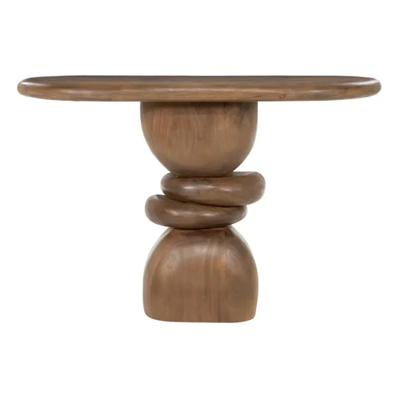 Console table Sui 120x40x80 cm Mangotre Brun