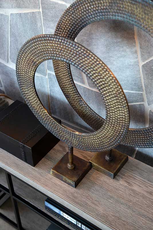 Anello dekorasjon L svart Artwood 