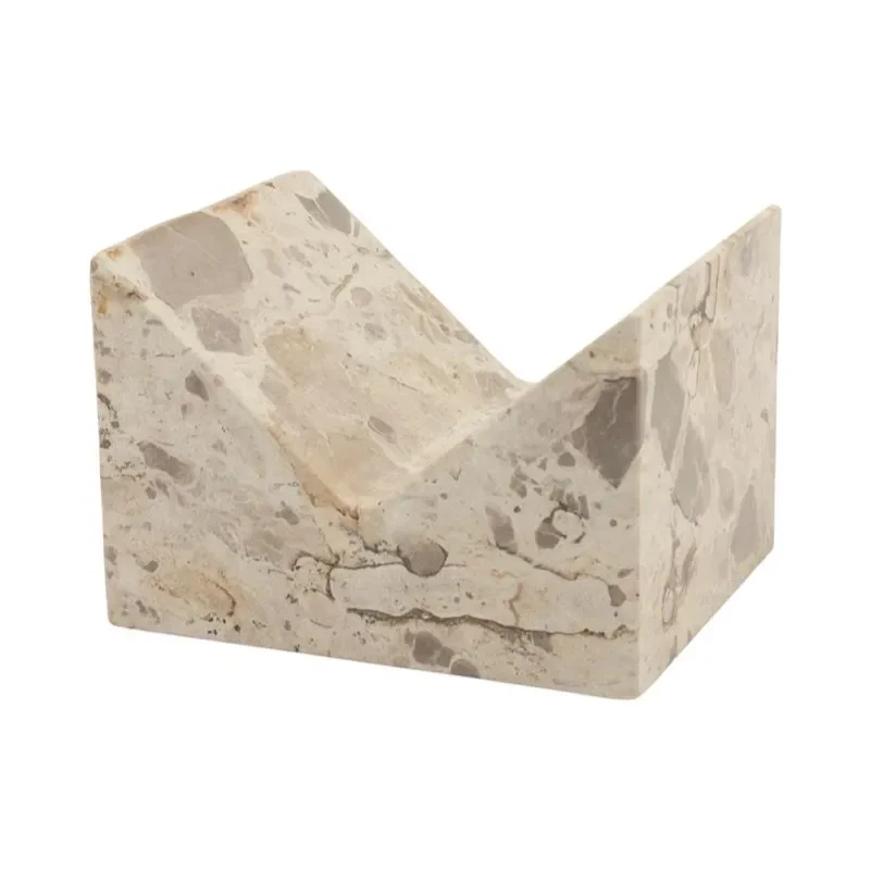 By-Boo, Bookstand Pietra 12x18x16 cm marmor beige