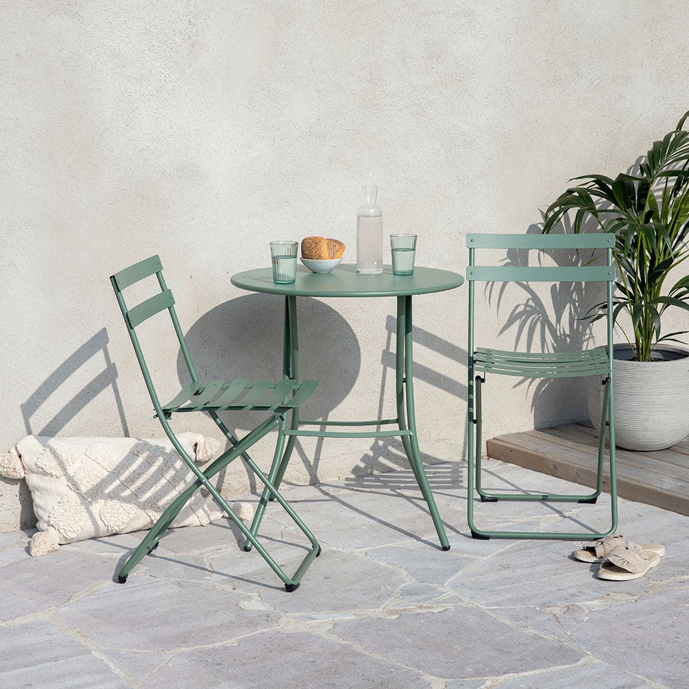 Sirio kafébord 67 cm cappuchino stål