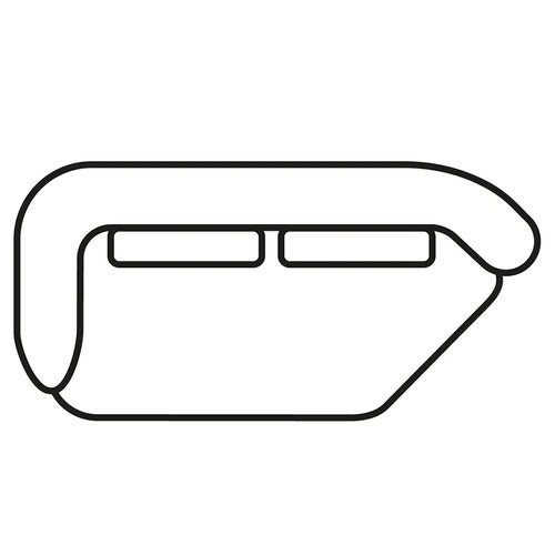 Orca 1,5-seter Curved venstre Kat A