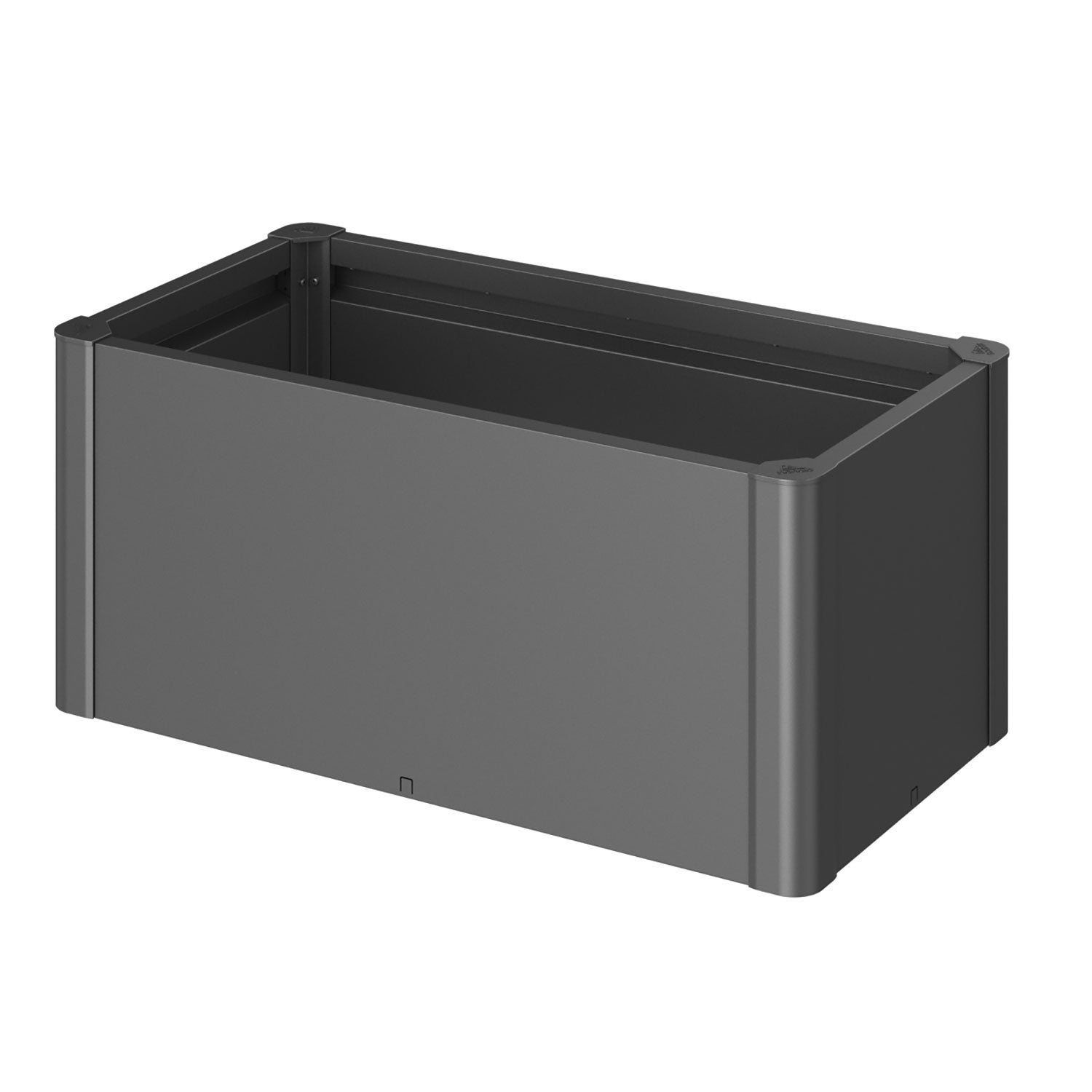 Belvedere plantebed mini size 100 metallic mørkegrå Biohort