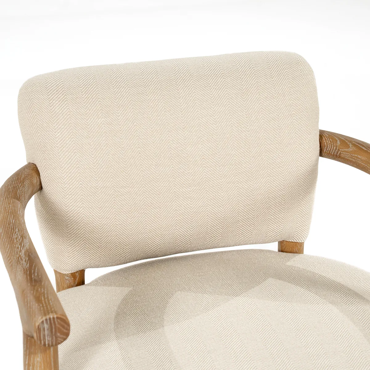 Lenestol i Askétre Glenn Herringbone Beige