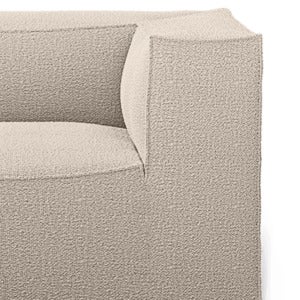 Catena Sofa Armrest Right L401 - Wool Boucle - Natural
