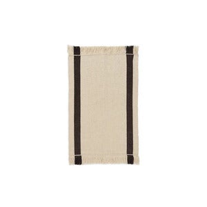 Calm Kelim-teppe 50 x 70 cm – Off-white/Kaffe