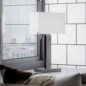 Prime Bordlampe 47 cm Børstet Stål