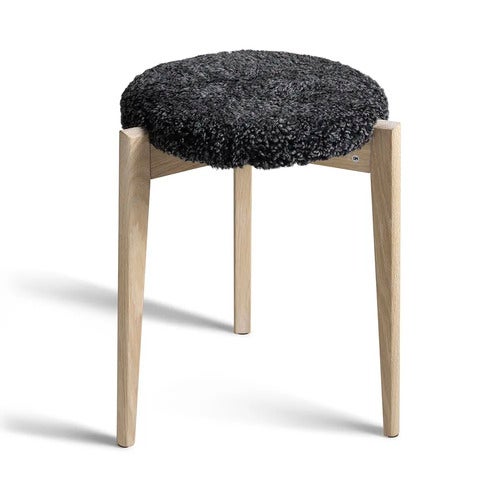 Vinz krakk Hvitoljet eik/safeskinn mørkegrå