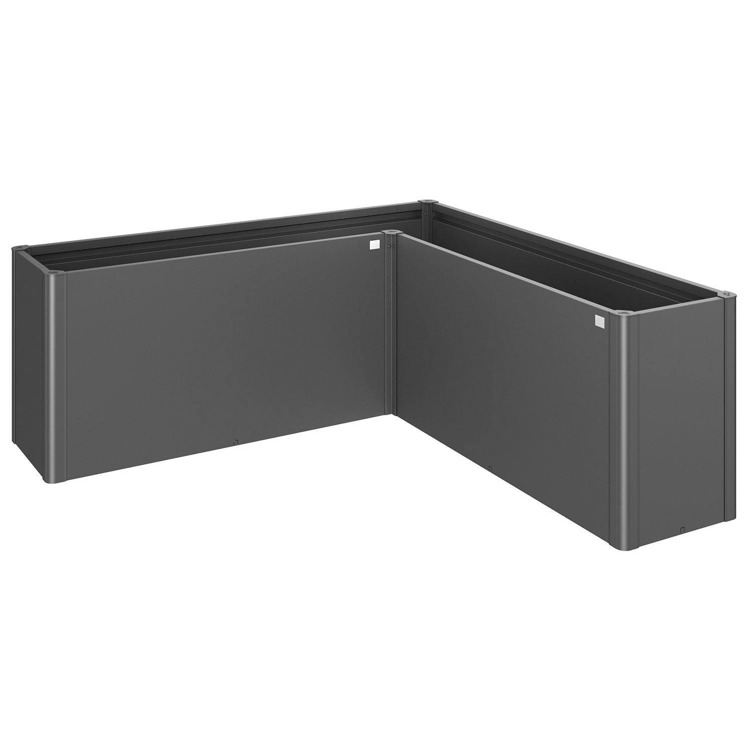 Belvedere plantebed maxi size l200 metallic mørkegrå Biohort